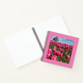 Rosa Tulips in a Field, Oregon Notizblock (Innenseite)