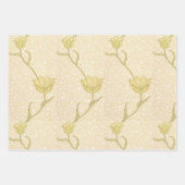 Rosa Tulips Morris Muster Geschenkpapier Set (Vorderseite 2)