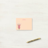 Rosa Tulpe Benutzername Post-it-Notizen Post-it Klebezettel (Auf Schreibtisch)