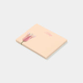 Rosa Tulpe Benutzername Post-it-Notizen Post-it Klebezettel (angewinkelt)
