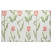 Rosa Tulpe-Garten-Muster Stoff (Fat Quarter (45,7 x 55,9 cm))