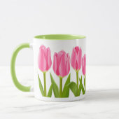 Rosa Tulpekaffee-Tasse Tasse (Links)