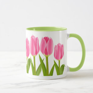 Rosa Tulpekaffee-Tasse Tasse