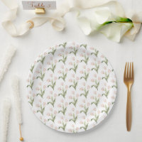 Rosa Tulpen Aquarell Blumen Baby Shower