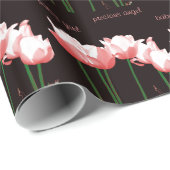 Rosa Tulpen BABY Packpapier (Rolleneckpunkt)