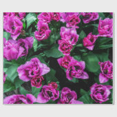 Rosa Tulpen Blume Geschenkpapier (Flach)