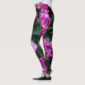 Rosa Tulpen Blume Leggings (Links)