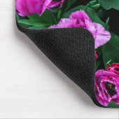 Rosa Tulpen Blume Mousepad (Ecke)
