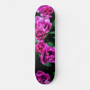 Rosa Tulpen Blume Skateboard