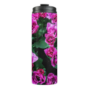 Rosa Tulpen Blume Thermosbecher