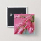Rosa Tulpen Button (Vorne & Hinten)