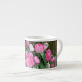 Rosa Tulpen Espressotasse (Vorderseite Rechts)
