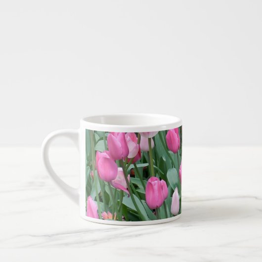 Rosa Tulpen Espressotasse (Links)