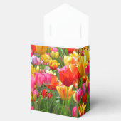 Rosa Tulpen Geschenkschachtel (Geöffnet)