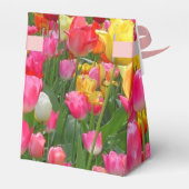 Rosa Tulpen Geschenkschachtel (Rückseite)