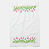 Rosa Tulpen - Geschirrtuch (Vertikal)