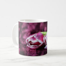 Rosa Tulpen Kaffeetasse