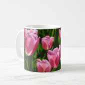 Rosa Tulpen Kaffeetasse (Vorderseite Links)