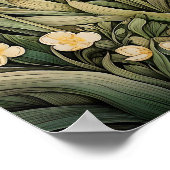 Rosa Tulpen Kunstprint Poster (Ecke)