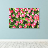 Rosa Tulpen Leinwanddruck (Insitu (Holzboden))