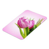 Rosa Tulpen Magnet (Linke Seite)