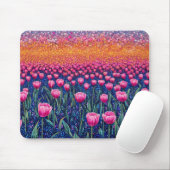 Rosa Tulpen Mousepad (Mit Mouse)