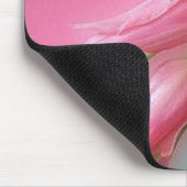 Rosa Tulpen Mousepad (Ecke)