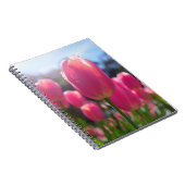 Rosa Tulpen Notizblock (Rechte Seite)