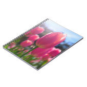 Rosa Tulpen Notizblock (Linke Seite)
