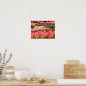 Rosa Tulpen Poster (Küche)