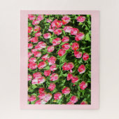 Rosa Tulpen Puzzle (Vertikal)