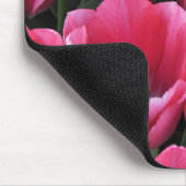 Rosa Tulpen Schönheit Mousepad (Ecke)
