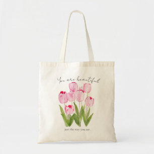 Rosa Tulpen Tasche