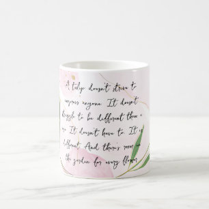 Rosa Tulpen Tasse drucken