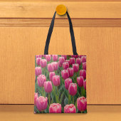Rosa Tulpen-Tragetasche Tasche