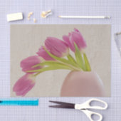 Rosa Tulpen und Spitzen Seidenpapier (Handwerk)