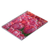 Rosa Tulpenotizbuch Notizblock (Linke Seite)