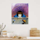 Rosa Tunnel Poster (Küche)