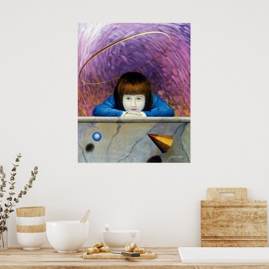 Rosa Tunnel Poster (Küche)