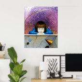 Rosa Tunnel Poster (Heimbüro)