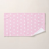 Rosa Tupfen Badhandtuch Set (Handtuch)