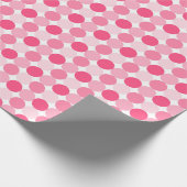 Rosa Tupfen Geschenkpapier (Ecke)