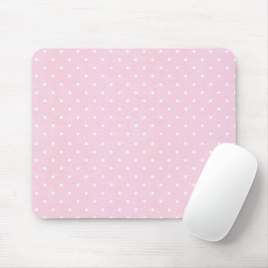 Rosa Tupfen Mousepad (Mit Mouse)