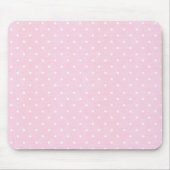 Rosa Tupfen Mousepad (Vorne)