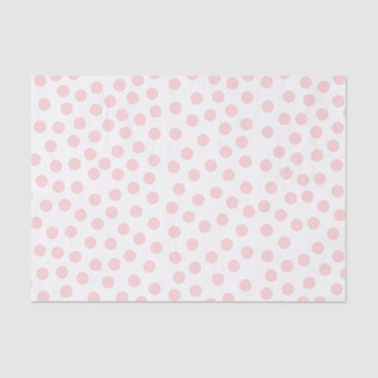 Rosa Tupfen Seidenpapier (Vorderseite)