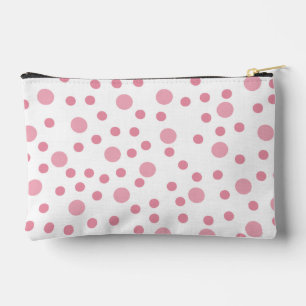 Rosa Tupfen-Socken Zubehörtasche