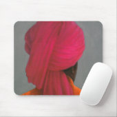 Rosa Turban Mousepad (Mit Mouse)