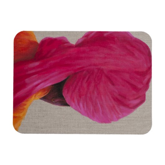 Rosa Turban Orange Jacket 2014 Magnet (Horizontal)