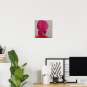 Rosa Turban Orange Jacket 2014 Poster (Heimbüro)
