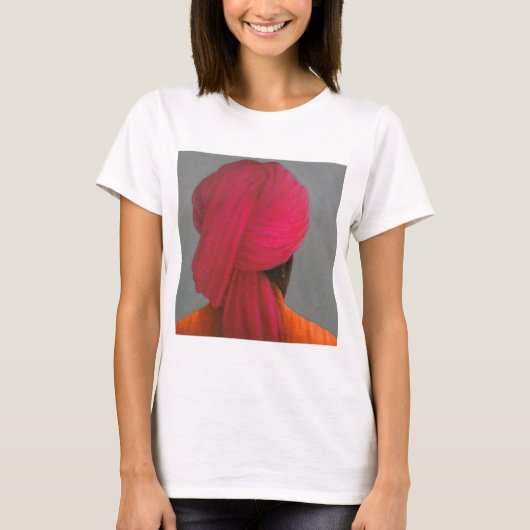 Rosa Turban T-Shirt (Vorderseite)